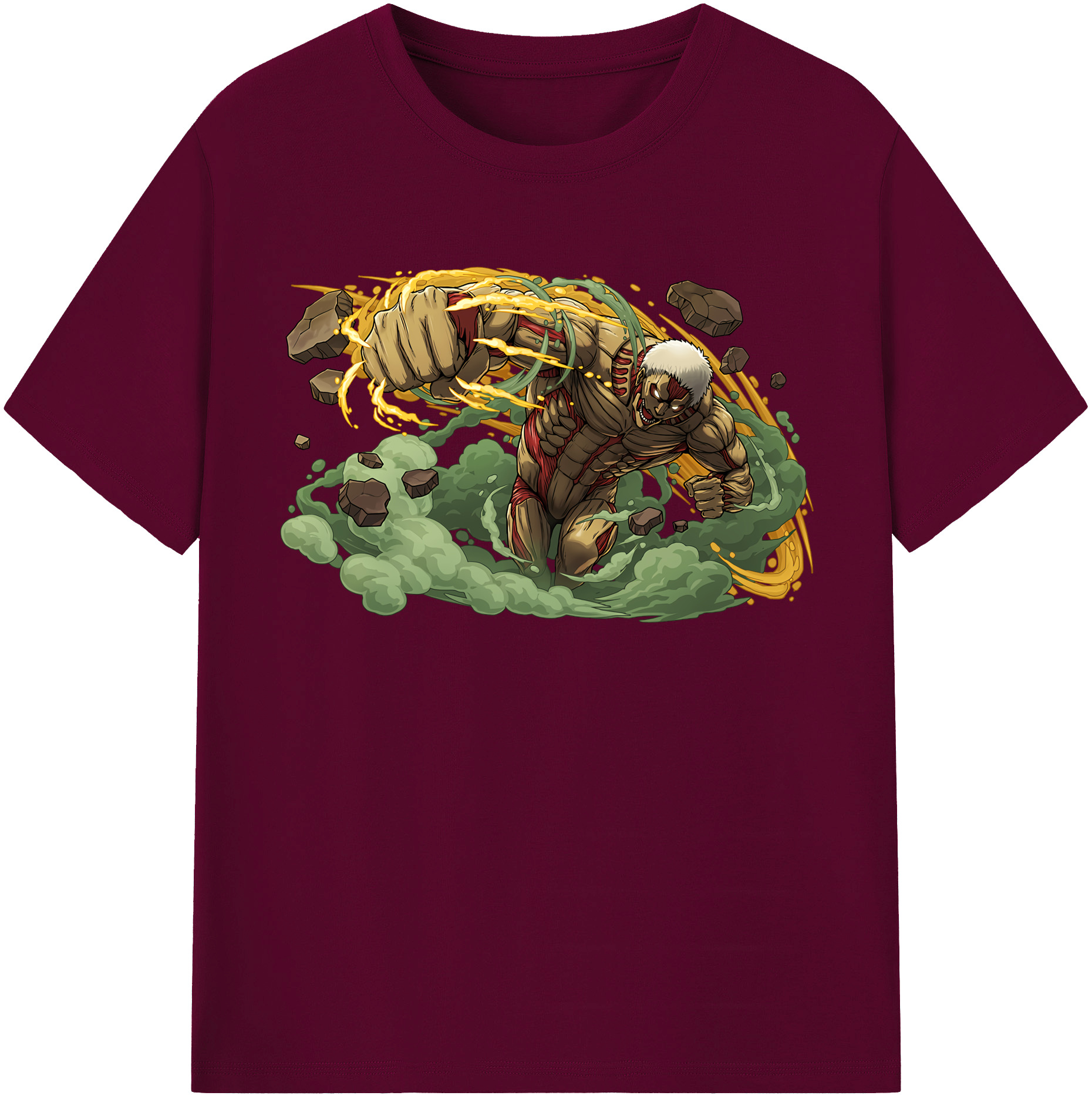 （画像用） 進撃の巨人 Attack on Titan レディースカジュアルプリントTシャツ（綿100％）